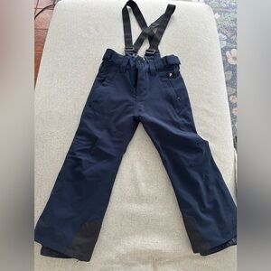Boys Navy 10k Waterproof Ski Overalls